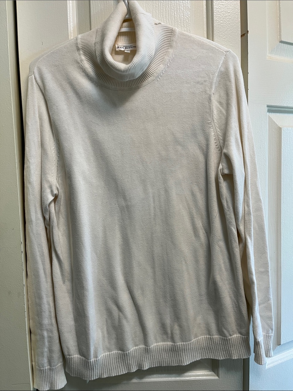 Northern Reflections Cream Turtleneck Sweater